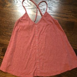 Button up tank top